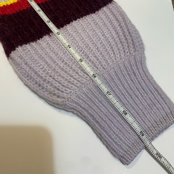 NWT Scotch & Soda V-Neck Knitted Striped Purple Cardigan‎ Sweater, Size: X-Small - Picture 13 of 13